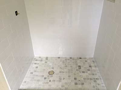 Ceramic wall tiles installed by TLC Tile Pros Tampa