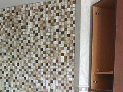 Granite wall tiles installed by TLC Tile Pros Tampa