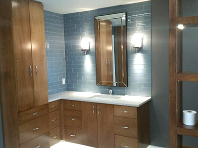 Wall tiles installed by TLC Tile Pros Tampa